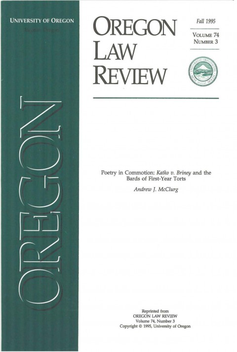 Oregon Law Review