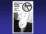 toilet water warning