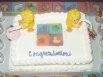 baby shower cake