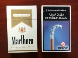 Graphic cigarette warnings