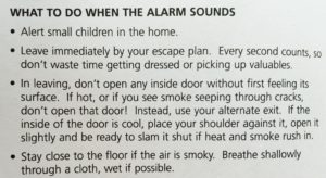Smoke Detector Fire Advice
