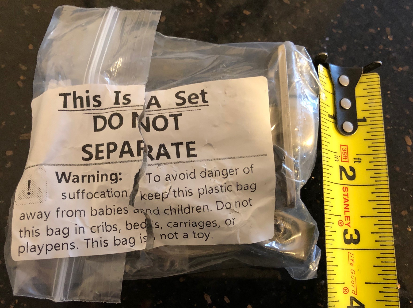 Plastic Bag Suffocation Warning Labels